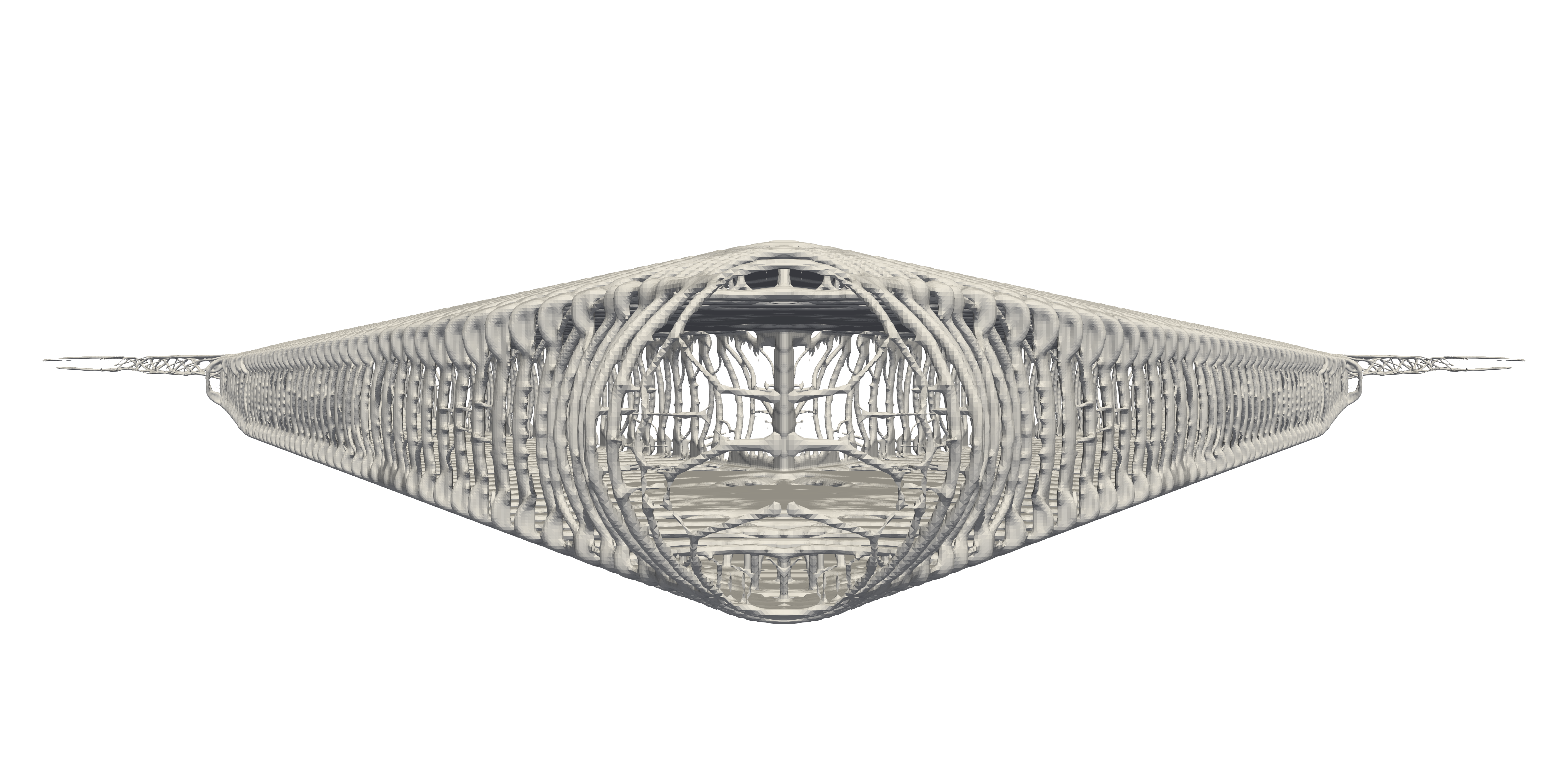 Topology optimization
            of the Flying-V airplane